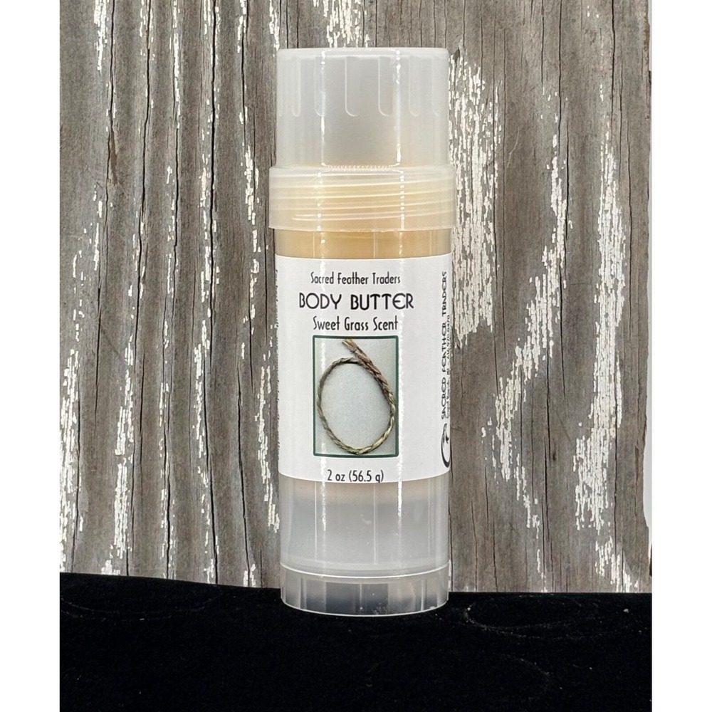 Sweet Grass Body Butter,‎ 2 oz push-up tube, Sacred Feather Traders